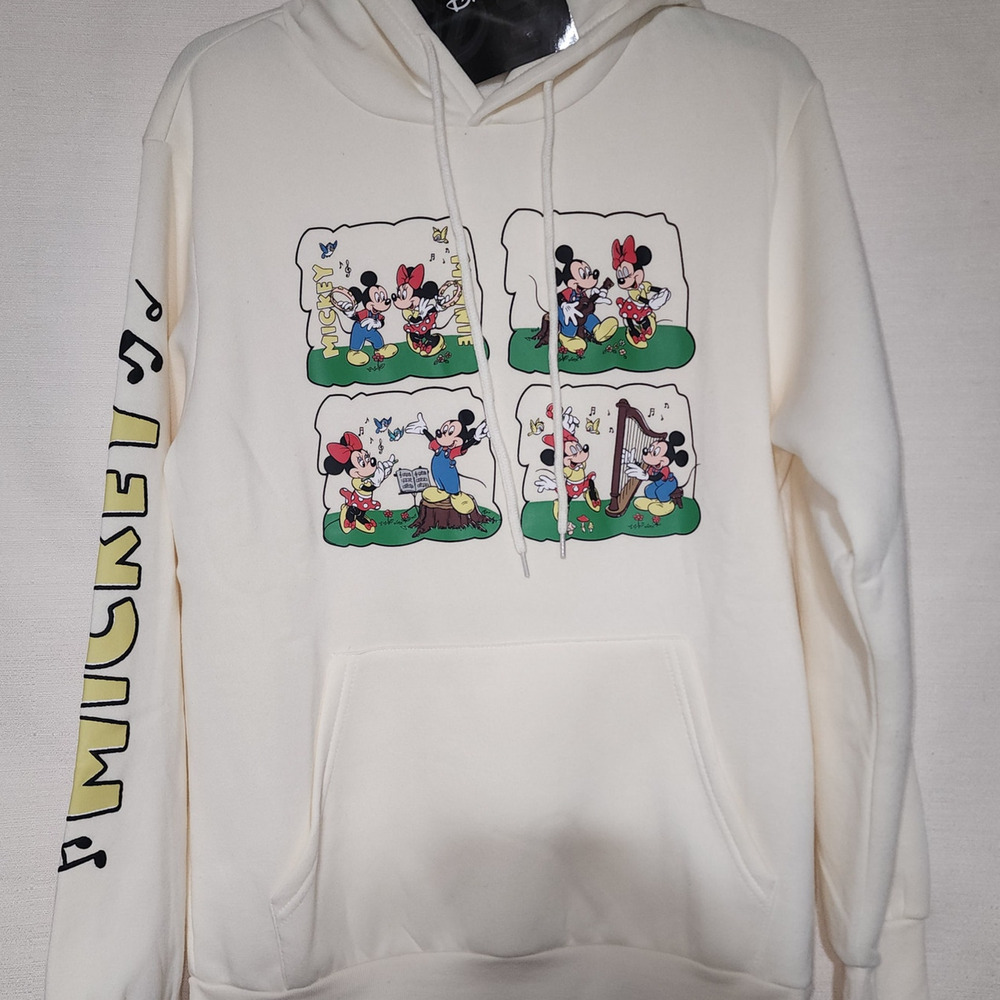 Mickey and Minnie mouse hoodie men's medium